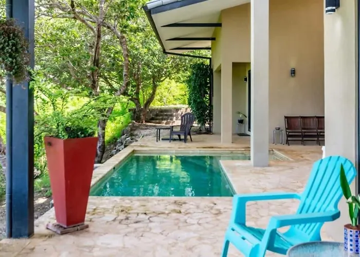 Сasa de vacaciones Nostalgic Retro On Luxurious Lot With A Private Infinity Pool And Ocean Views Santa Cruz (Guanacaste)